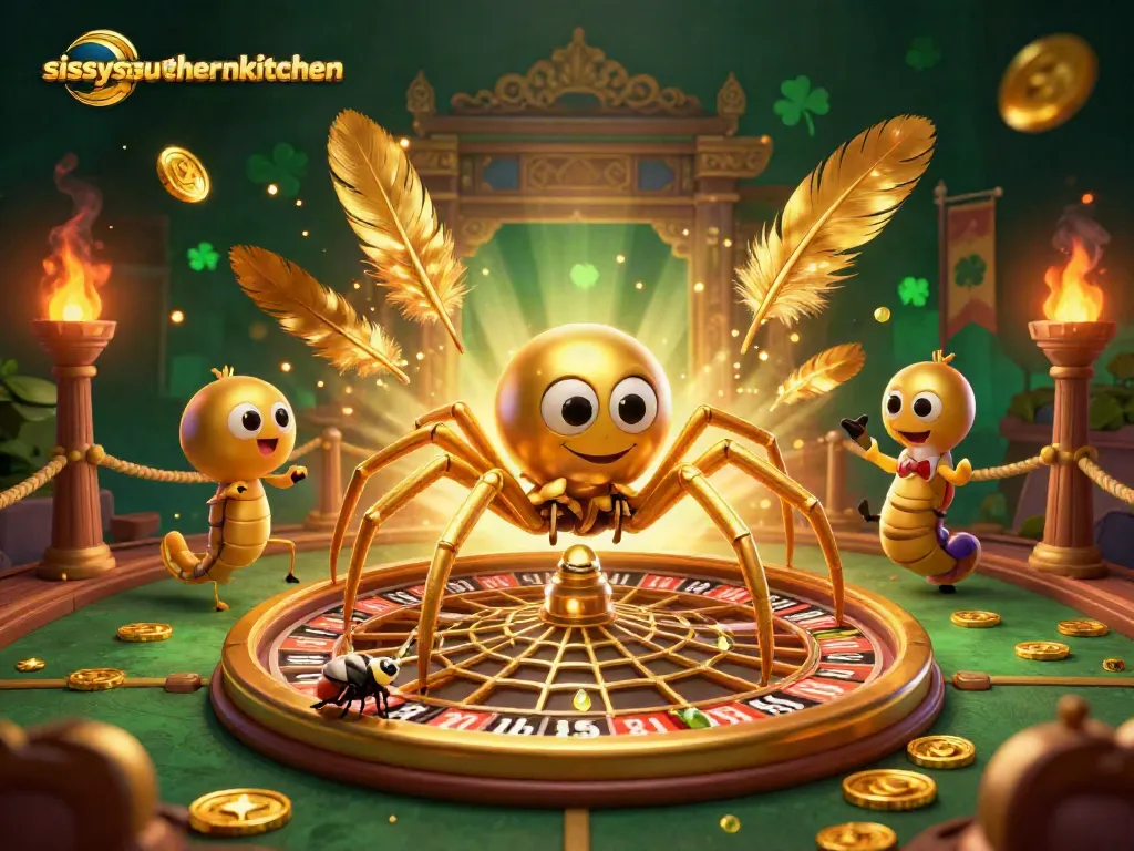 Sissy's Southern Kitchen showcases animated gambling characters in an engaging casino scene.